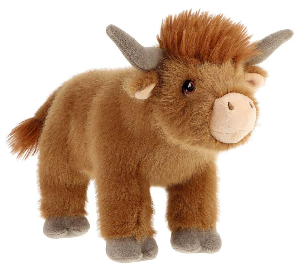 Keel Toys Keeleco Farm Hooglandse koe standbeeld, 30 cm