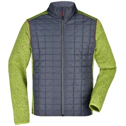 Hybridjacke "JN742" - XXL - kiwi/meliert