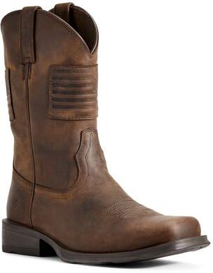 Ariat Rambler Patriot (Men's) Casual in Distressed Brown, Size 9 E2, Leather