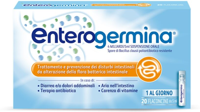 Enterogermina 4 Miliardi/5 ml 20 Flaconcini