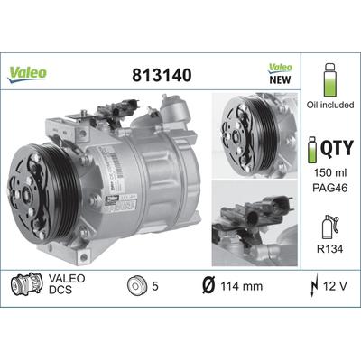 VALEO Kompressor, Klimaanlage NEW ORIGINAL PART 813140 für Ford Volvo (CHANGAN)