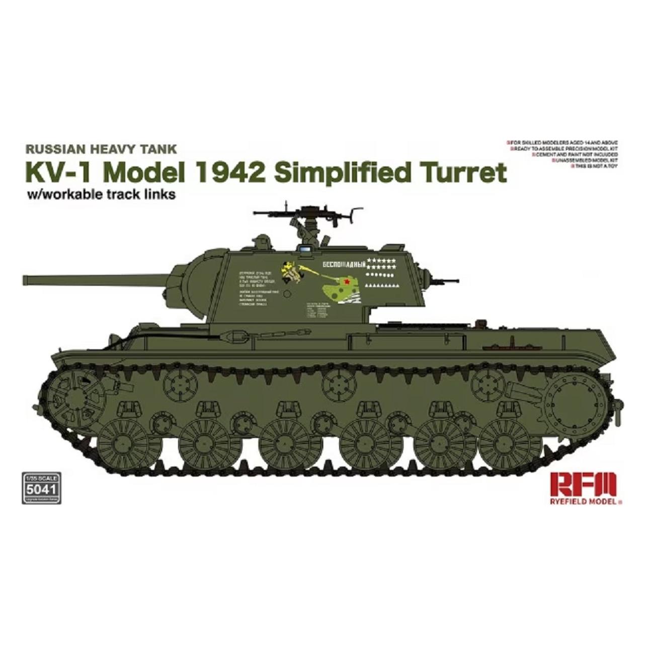 Rye Field Model KV-1 Model 1942 Simplified Turret (5041)