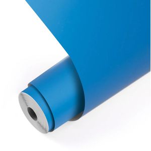 LOKLiK Vinylfolie Schablonenfolie, hellblau, 30,5 x 180 cm, matt, ablösbar