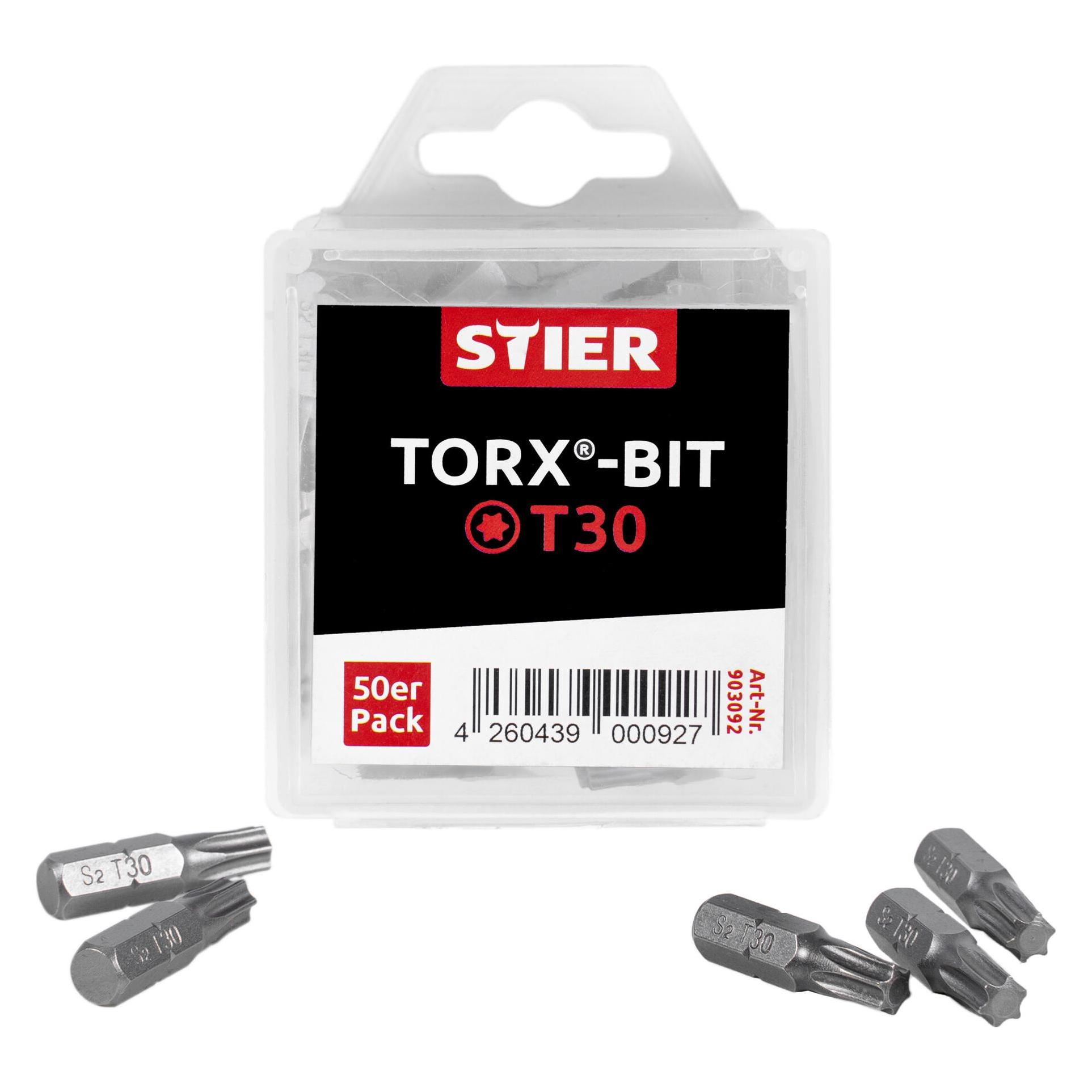 Stier TORX-Bit-Grosspackung T30 (87770962)