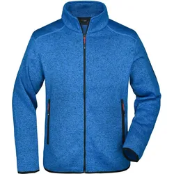 James & Nicholson Herren Strickfleece Jacke Fleece-Jacke JN762