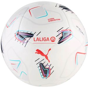 PUMA Fußball Stellar Play LaLiga, Größe 5, 430 Gramm, weiß/bunt, Freizeitball