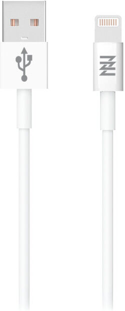 CABO TECH FUZZION USB-A / LIGHT 1M WHT