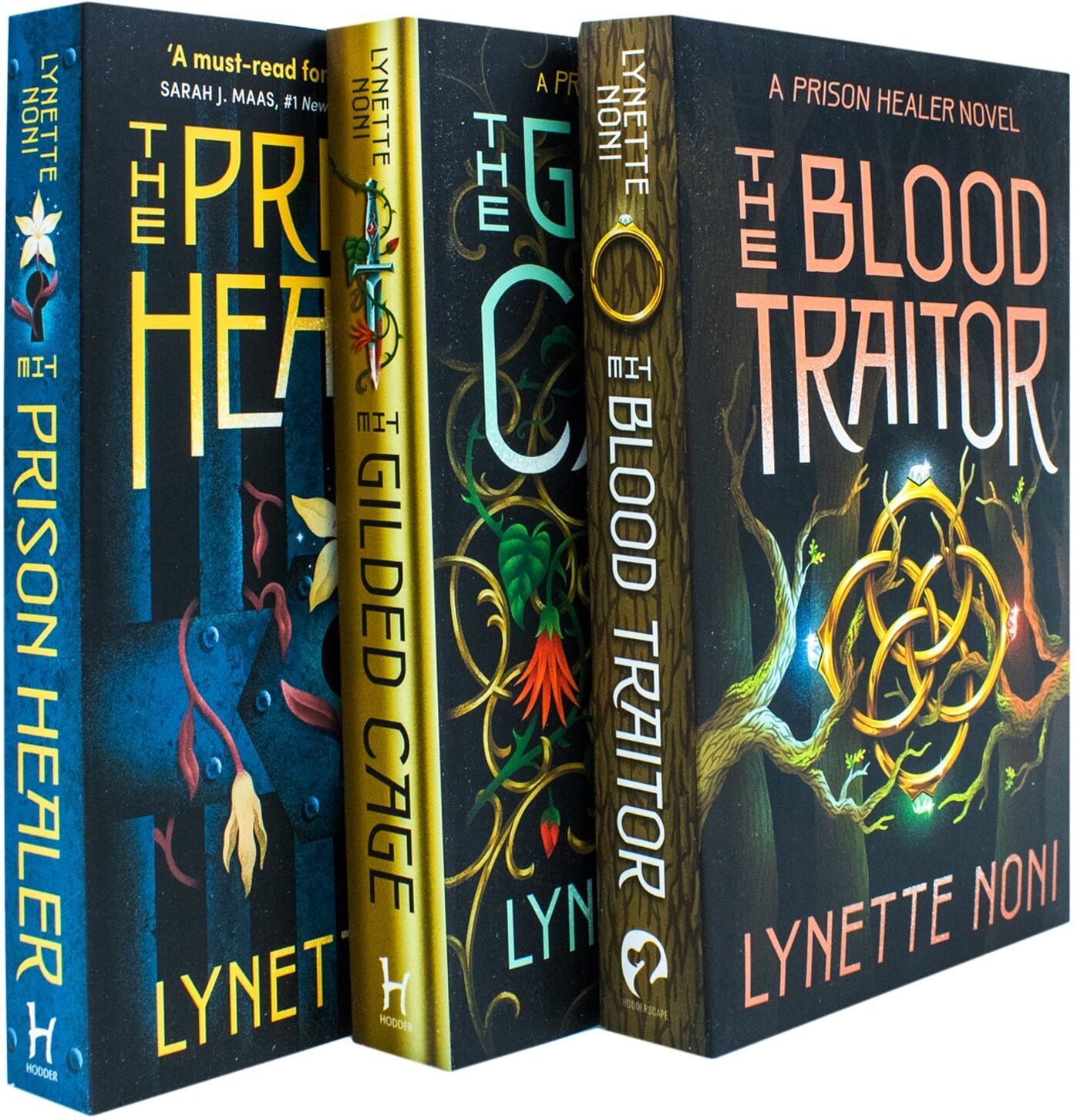 Hodderscape Ltd The Prison Healer Series 3 Books Collection Set By Lynette Noni (The Prison Healer, The Gilded Cage, The Blood Traitor)