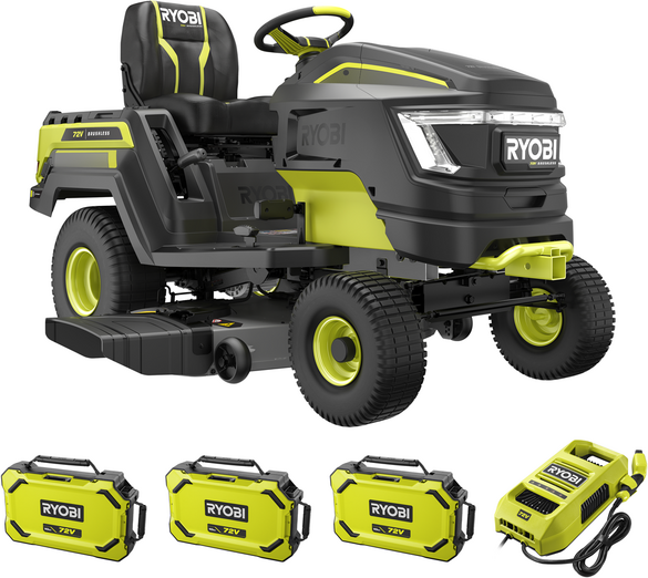 Ryobi RY72TMX117-310 Akku-Rasentraktor- 72V / 3x10Ah