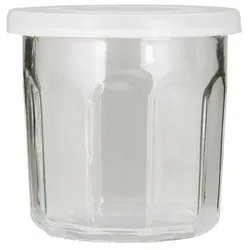 IB Laursen Marmeladenglas mit transparenten Deckel, 260 ml, Höhe 9, Ø 8.8 cm