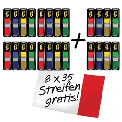 Post-it Haftstreifen Index Mini Promotion 683-4+2 35Bl. sortiert