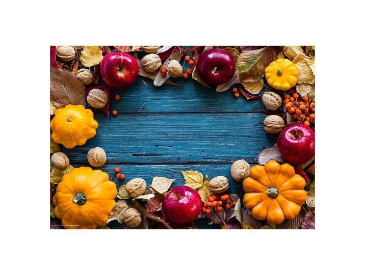Tischset Herbstliches Dekor 4er-Set 44 x 32cm Multicolor