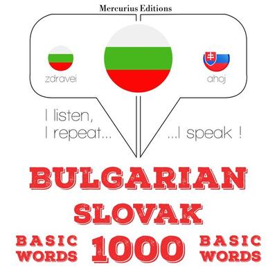 1000 essential words in Slovak - JM Gardner, Audio, 9782821145986