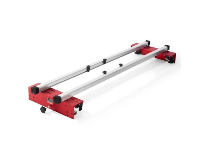 VEVOR Traîneau de toupie\, 1525 mm\, gabarit d'aplatissement de dalle portable\, travail du bois aplatir dalles\, gabarit de guidage de dalle\, outil de rabotage pour aplatir le bois\, bricolage domicile