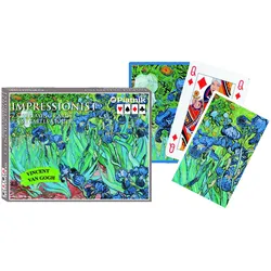 Piantnik van Gogh - Iris Spielkarten mit Motiv"Iris"des Malers van Gogh im Deckblatt 2376