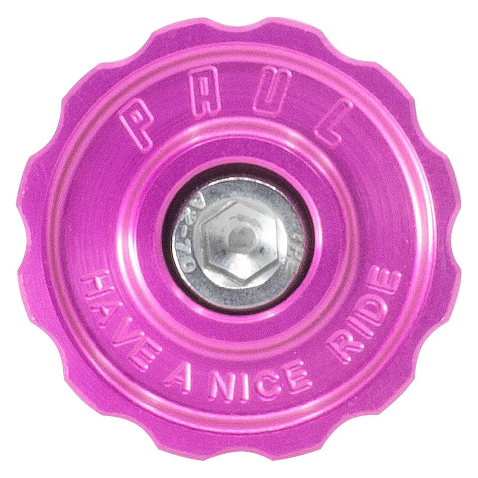 Paul Component Engineering Paul Component Stem Cap Ahead Kappe, 1 1/8", pink (43297704)
