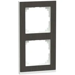 Merten MEG4020-3674 M-Pure Decor-Rahmen, 2fach, Eiche/aktivweiß, M-Pure Decor MEG40203674