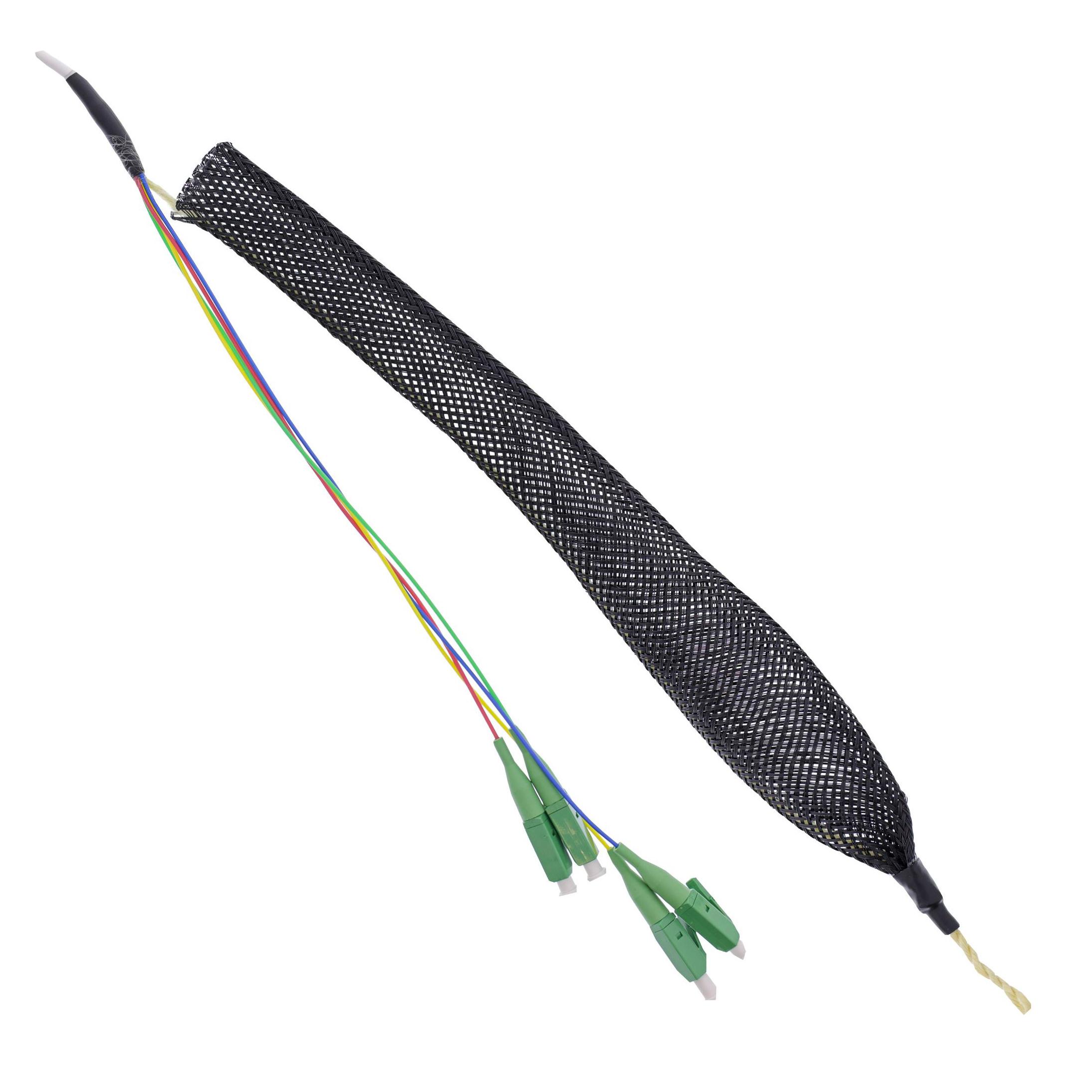InLine FTTH Anschlussbox vorkonfektioniert 4x LC/APC 9/125µm 15m (15 m) (88115)