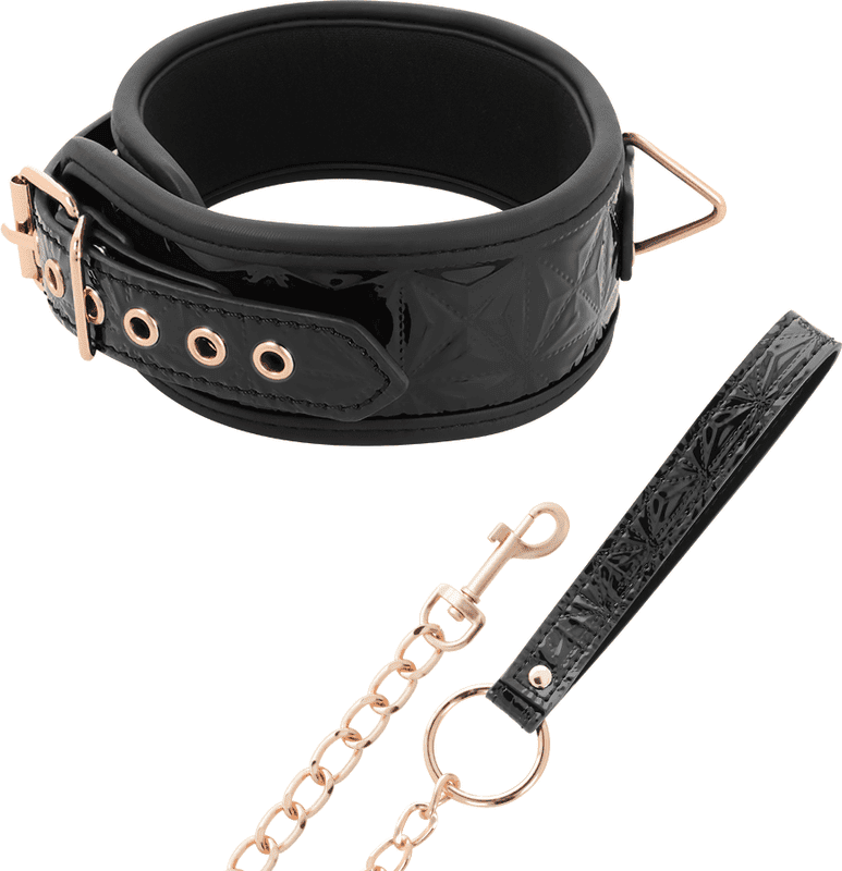 Begme black edition Collier en cuir vegan