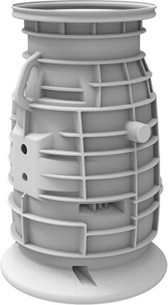 Puits de relevage d'eaux usées Jung Pumpen SKS JP47347 B 800-D 32, sans pompe