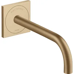 Hansgrohe AXOR Uno Elektronik-Waschtischmischer Unterputz, Brushed Bronze, Ausladung 225 mm