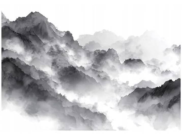 WallArena Vlies Fototapete, Gebirge, 150x105cm