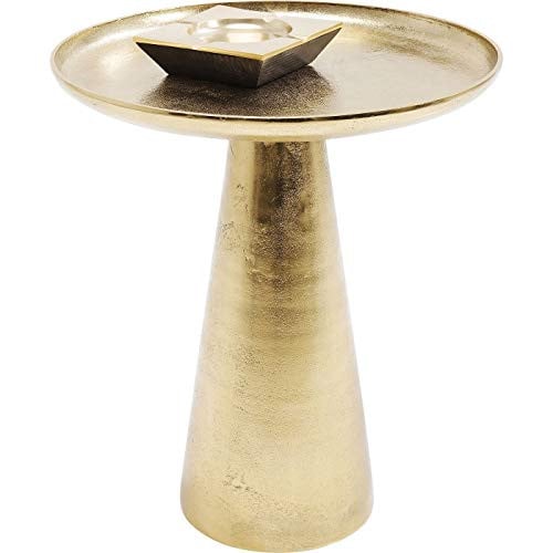 Kare Design Bijzettafel Uno, Goud, H x B x D: 53 x 45 x 45 cm
