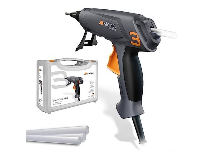 Lijmpistoolset Steinel GlueMatic 3011, incl. lijmstift ø11 mm, vervangbaar mondstuk, ideaal voor reparaties en handwerk