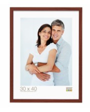 Deknudt S44CH3 Holz Braun Einzelbilderrahmen 30 x 40 cm Nachdenklich Landschaftsportrait light brown wood (S44CH3 30X40)