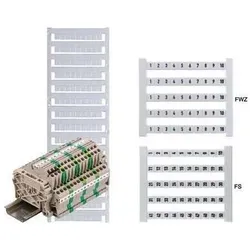 Weidmüller Klemmenmarkierer (Diverse), Elektronikzubehör + Gehäuse, Weiss