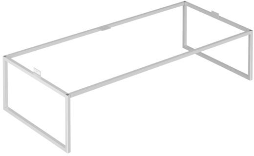 Keuco X-Line Bodengestell 33198970004 100x25,5x47cm, Dekor vulkanit matt beschichtet, Glas vulkanit matt