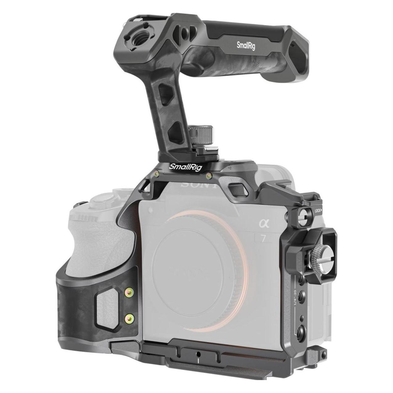 SmallRig 6030 Rhinoceros Cage Kit for Sony Alpha 7 V / 7R V / 7 IV (Cage) (6030)