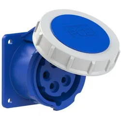 PCE 3152-9 CEE-Anbausteckdose gerade (75x75mm) 16A 5p 9h IP67 31529