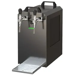 ich-zapfe Bierzapfanlage STREAM 80K Komplett Set - Zapfkopf Köpi, Zapfkopf 2 Korb