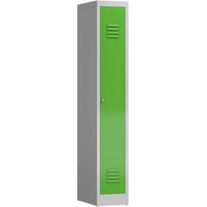 ClassiX Spind X-510115, grün, 1 Abteil, mit Drehriegelschloss, 31 x 180 cm
