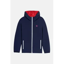 Flotte Winterjacke Charonne Blau Indigo Wendejacke Rot