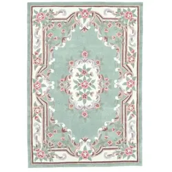 THEKO Vintageteppich  Ming , grün , Synthetische Fasern , Maße (cm): B: 160 H: 1