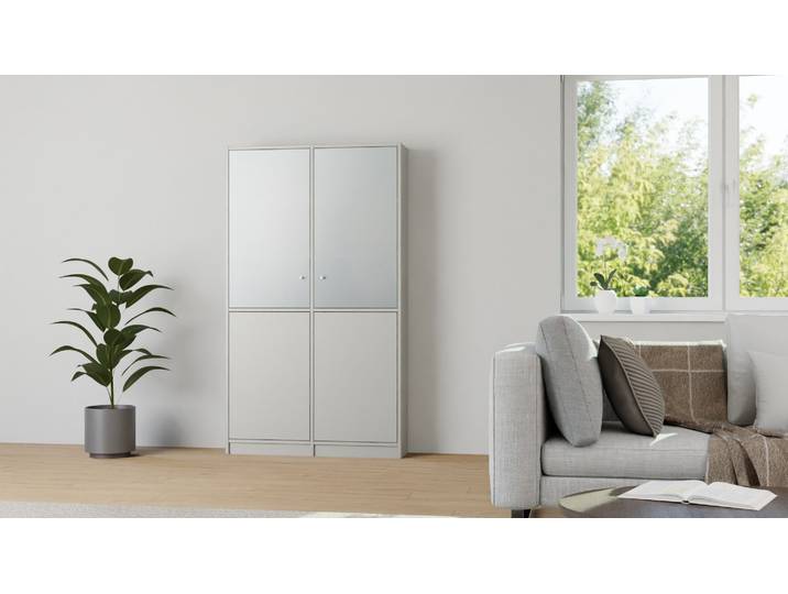 Geschirrschrank nach Maß Premium Dekore Grau