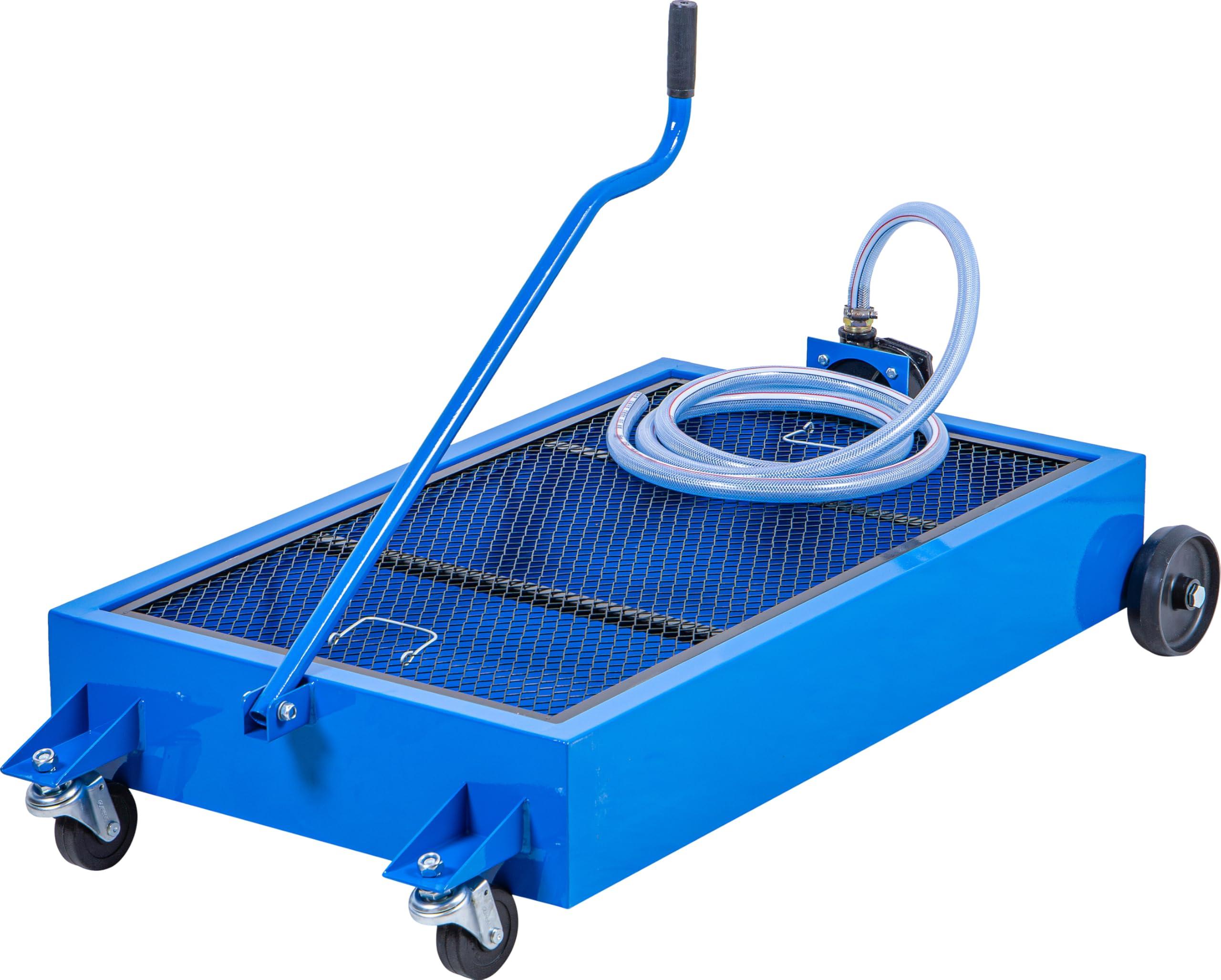 Öl-Auffangwanne fahrbar 55 l mit Pumpe und Schlauch