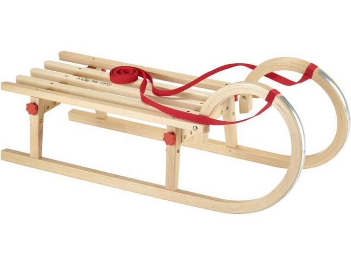 Schlitten Hörnerrodel Echtholz klappbar