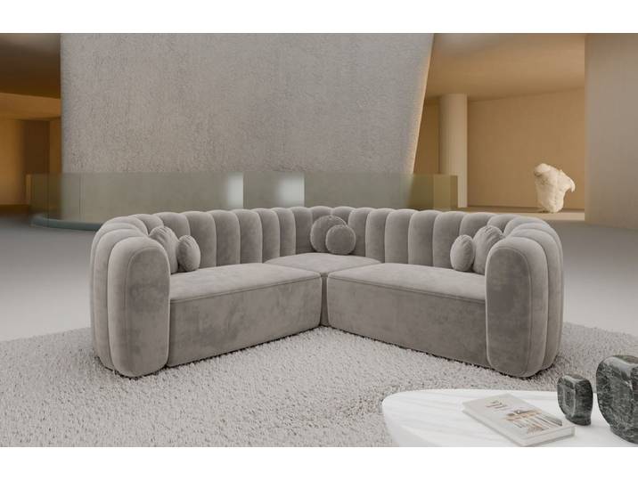 Stoff Ecksofa Almeria L-Form