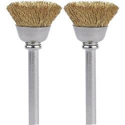 Dremel Messingbürste 536 536 Schaft-Ø 3.2 mm 26150536JA 2 St.