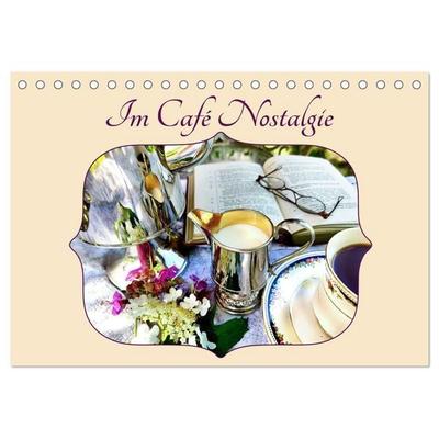 Im Café Nostalgie (Tischkalender 2027 DIN A5 quer), CALVENDO Monatskalender