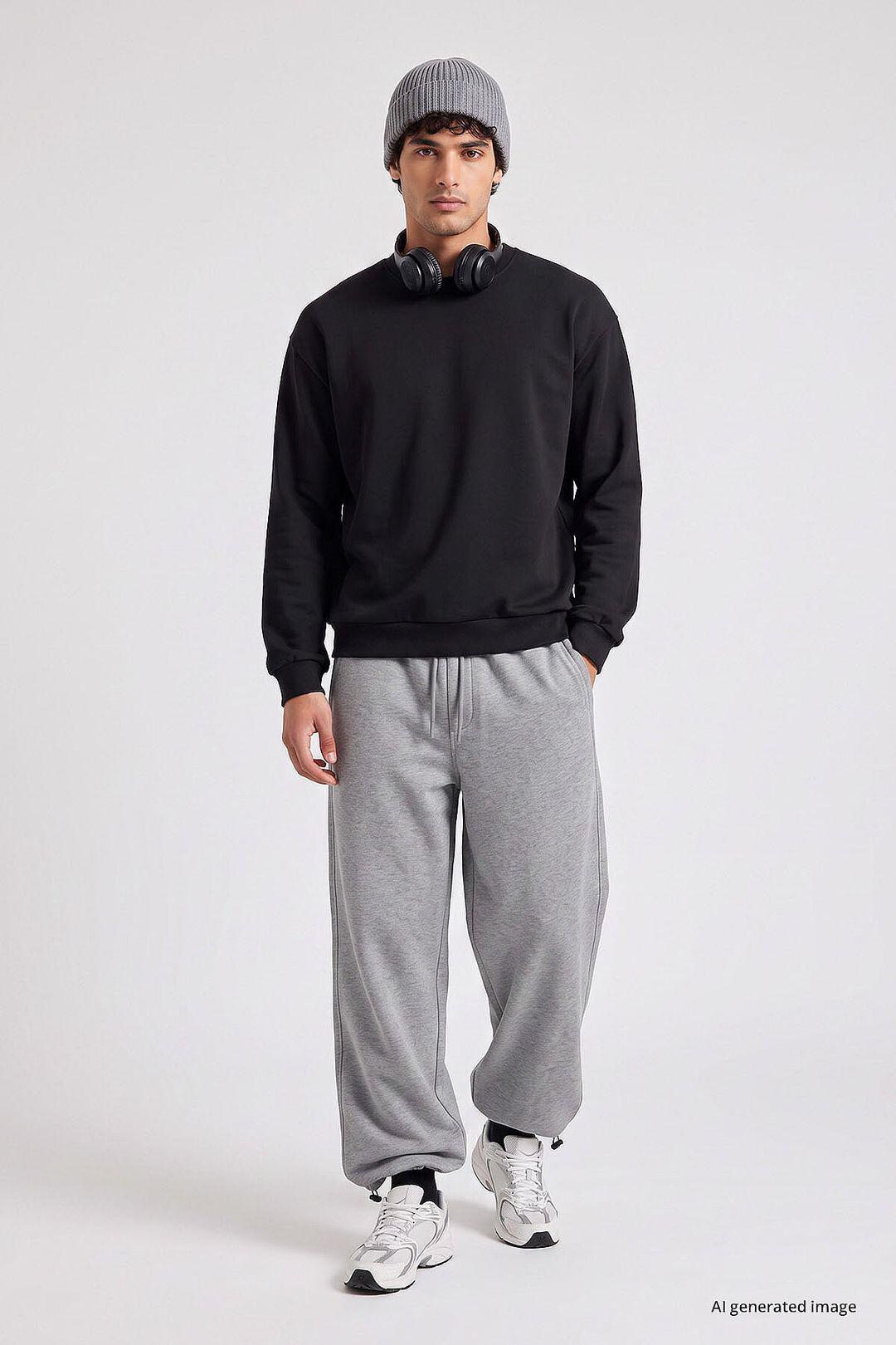 Herren Baumwollmischung Sweatpants