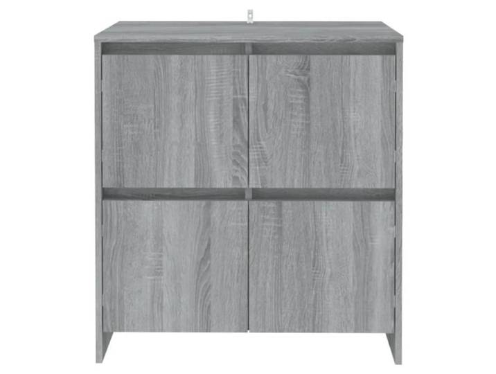 Buffet bas - VINGVO - YIN3098095 - 2 pcs - Sonoma gris - 70x41x75 cm - Aggloméré