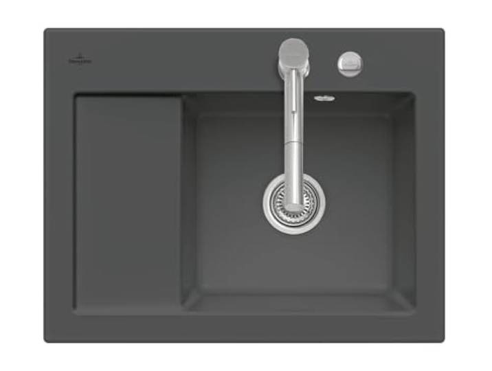 Villeroy & Boch VB-3313 02 i4 SUBWAY 45 COMPACT Spülbecken, Graphite