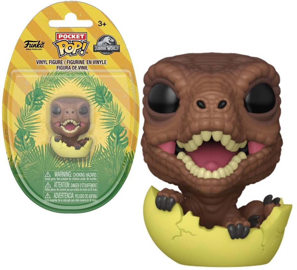 Funko Pocket Pop Egg Jurassic Park Velociraptor decoratie voor op tafel