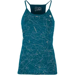 E9 ALYA Klettershirt Damen | Gr. L | blau - blau