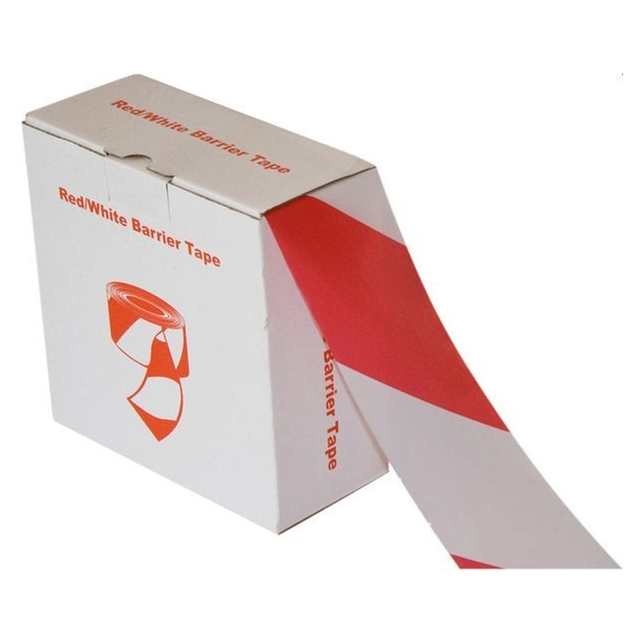 Smartboxpro Warn- und Absperrband 72mmx500m rot /weiss (245140710)