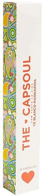 The Capsoul Cápsulas Chá Branco Tangerina 10 Caps